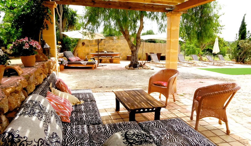 holiday finca mallorca terraces AND CHILL OUT
