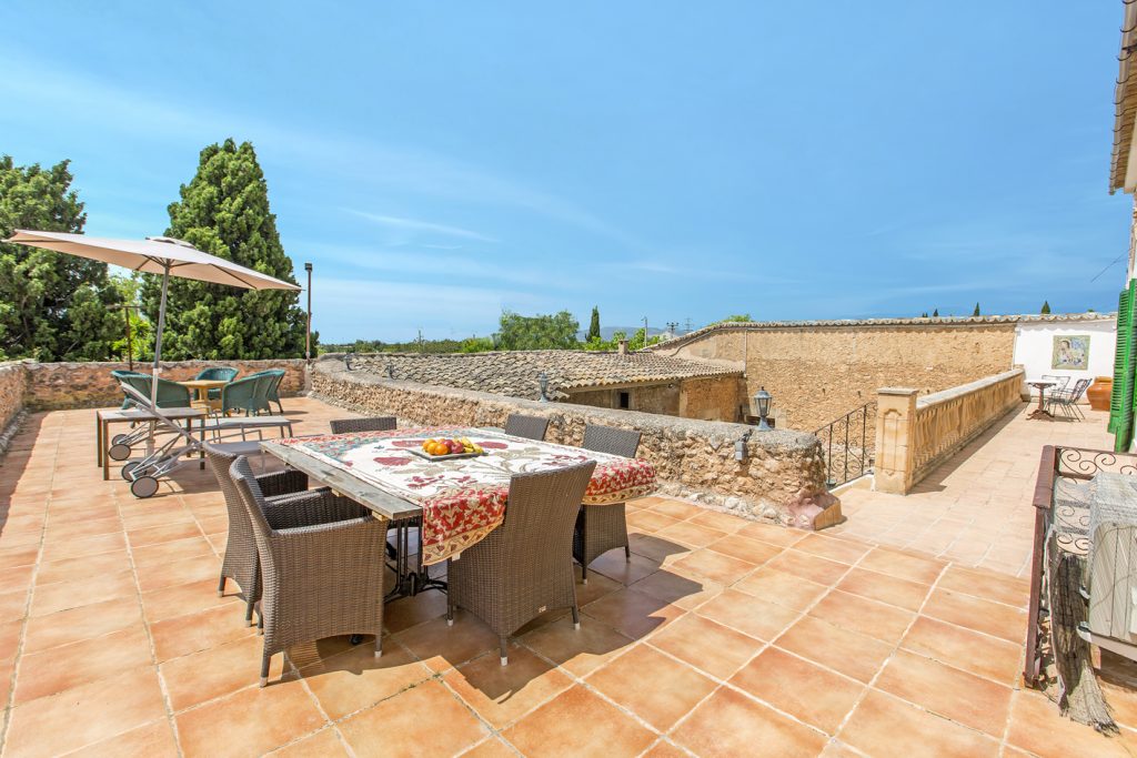 holiday finca mallorca terraces